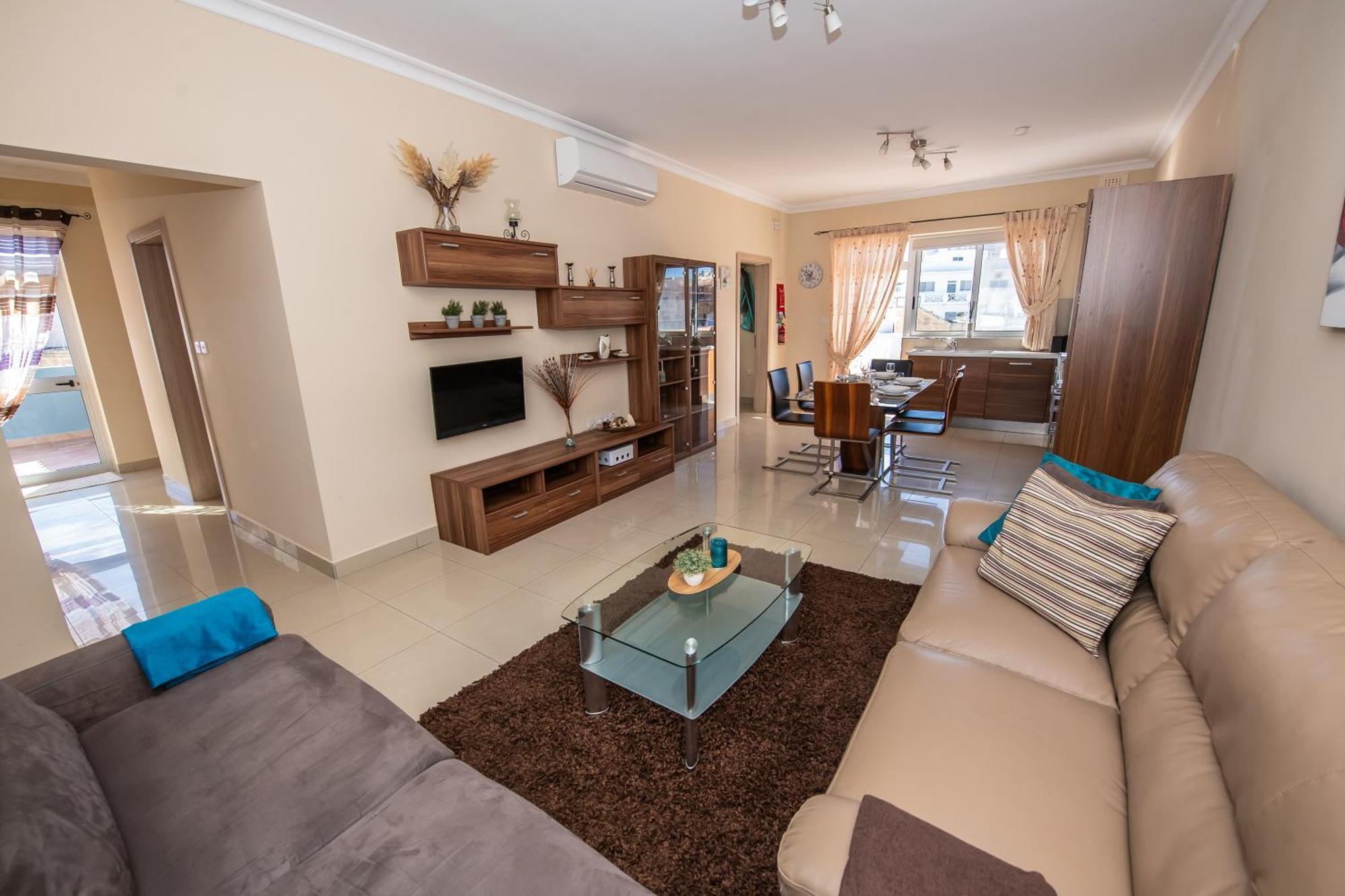 Francis Flats Modern Penthouse Appartement Mellieħa Buitenkant foto